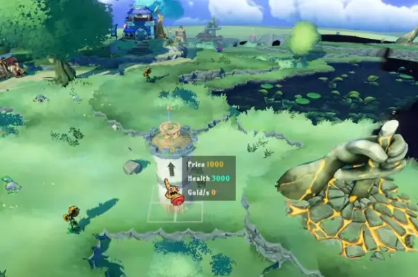 gold gold adventure gold archer tower bridge defense early building