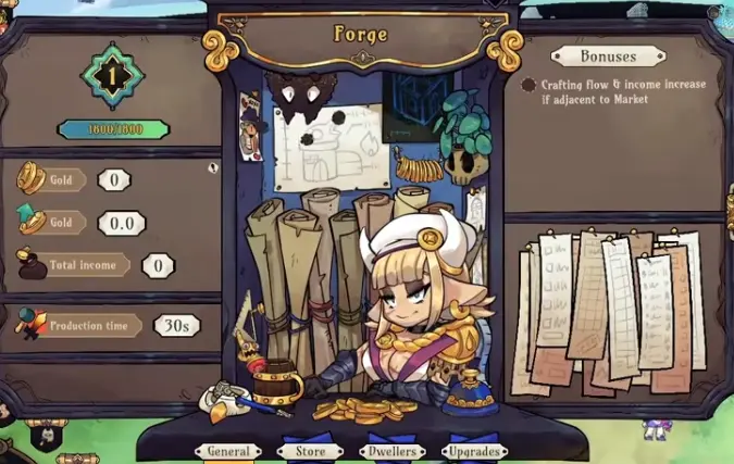 gold gold adventure gold forge production craftsman equipment scaling
