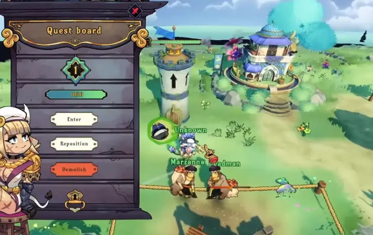 gold gold adventure gold quest board early control building