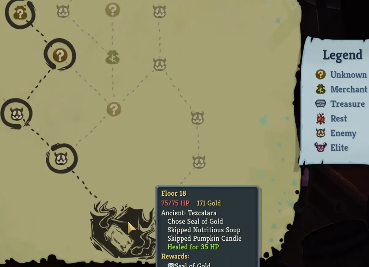 Slay the Spire 2 Act 1 route and elite planning.