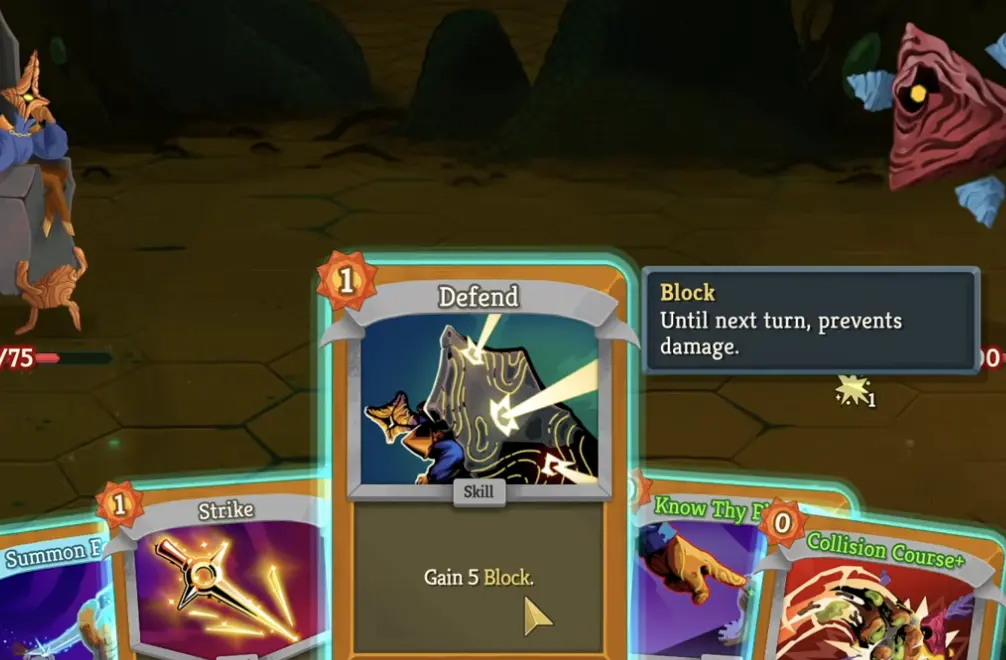 Weak reducing enemy damage in Slay the Spire 2.