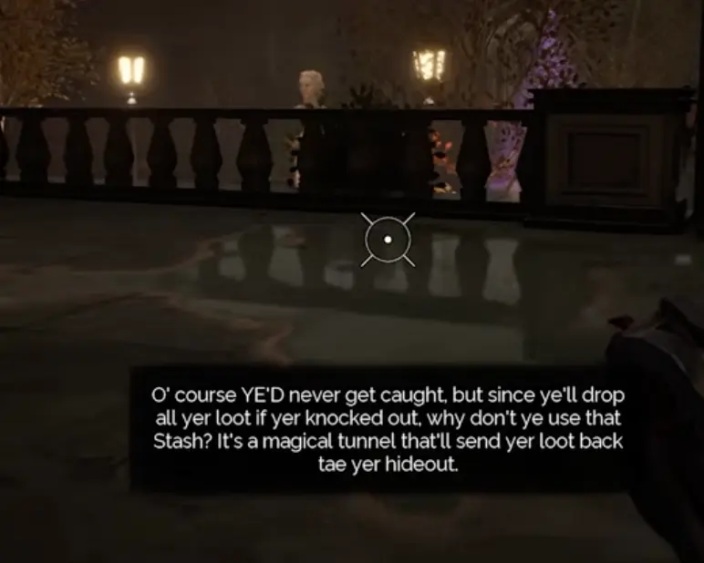 Thick As Thieves Game stash sends loot to hideout