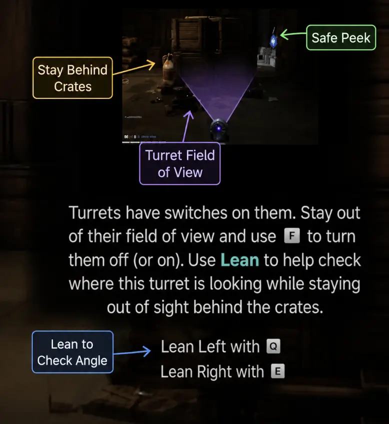 Thick As Thieves Game turret field and switch
