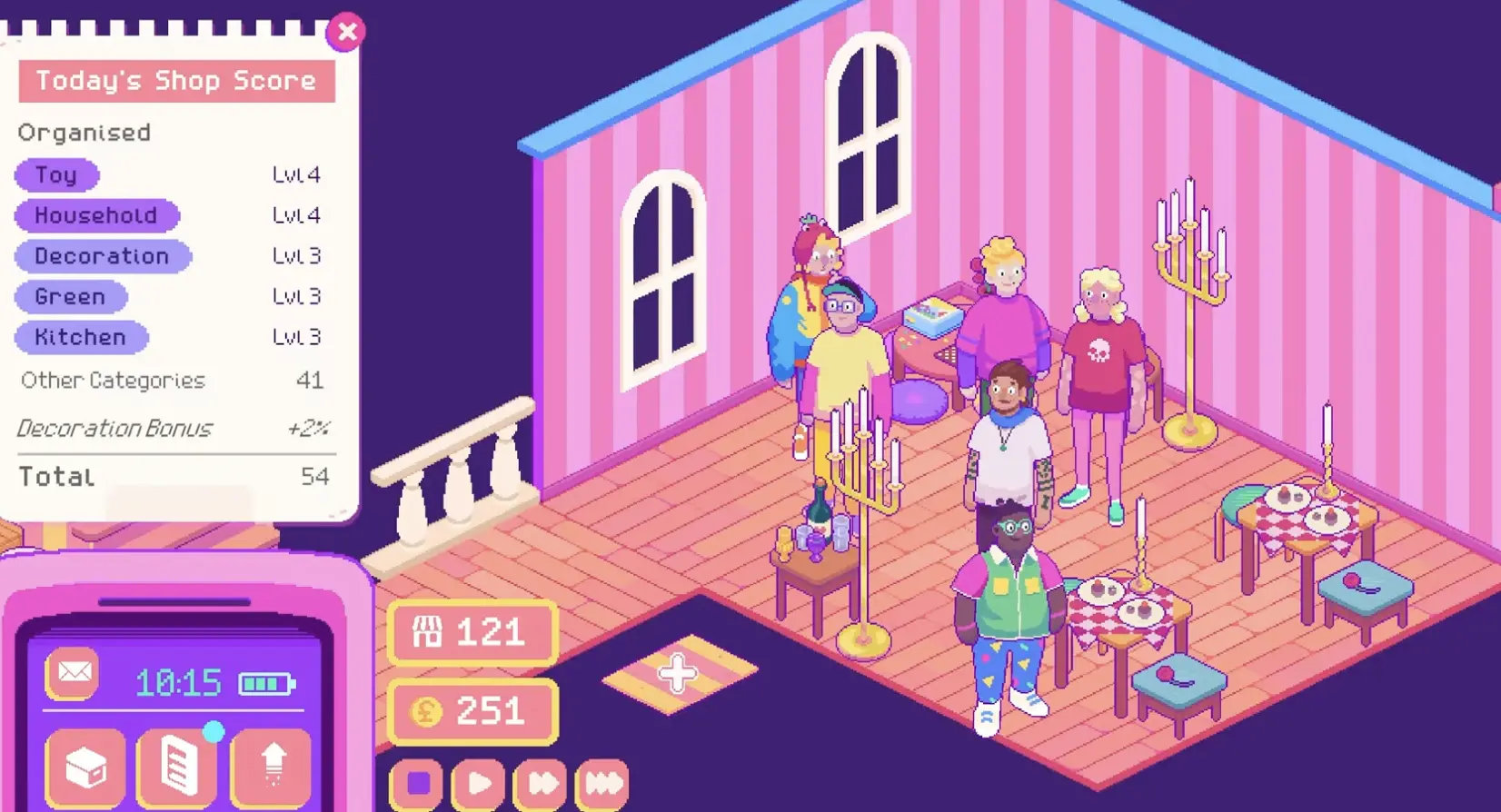 A Queer Dating Night event starting inside the shop.