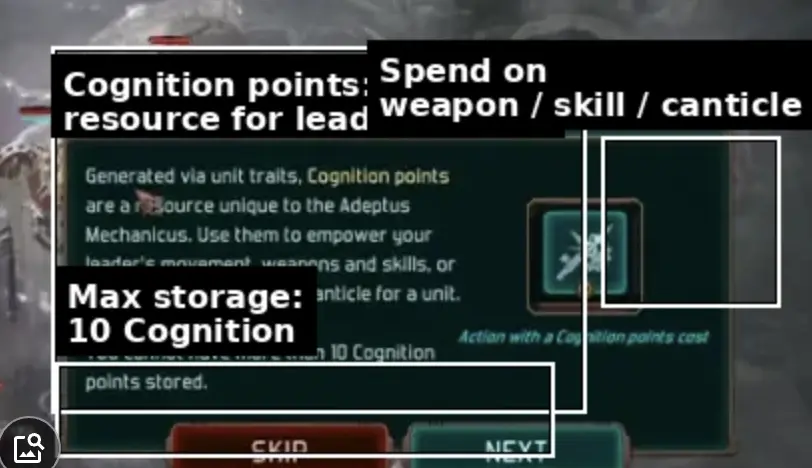 Mechanicus 2 Cognition points and Canticle choice